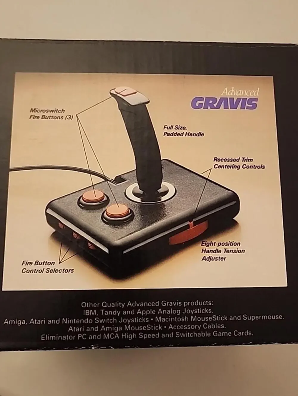 Vintage 1991 Advanced Gravis Analog Joystick Controller IBM PC